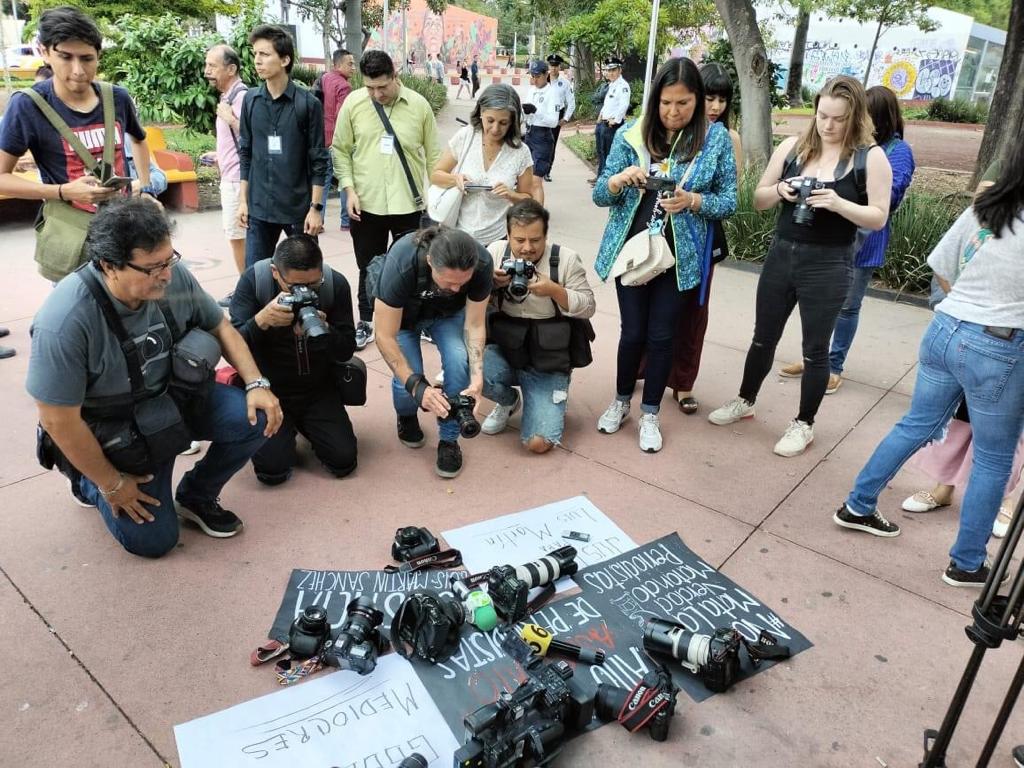 Protestan Periodistas Por El Asesinato De Luis Mart N S Nchez