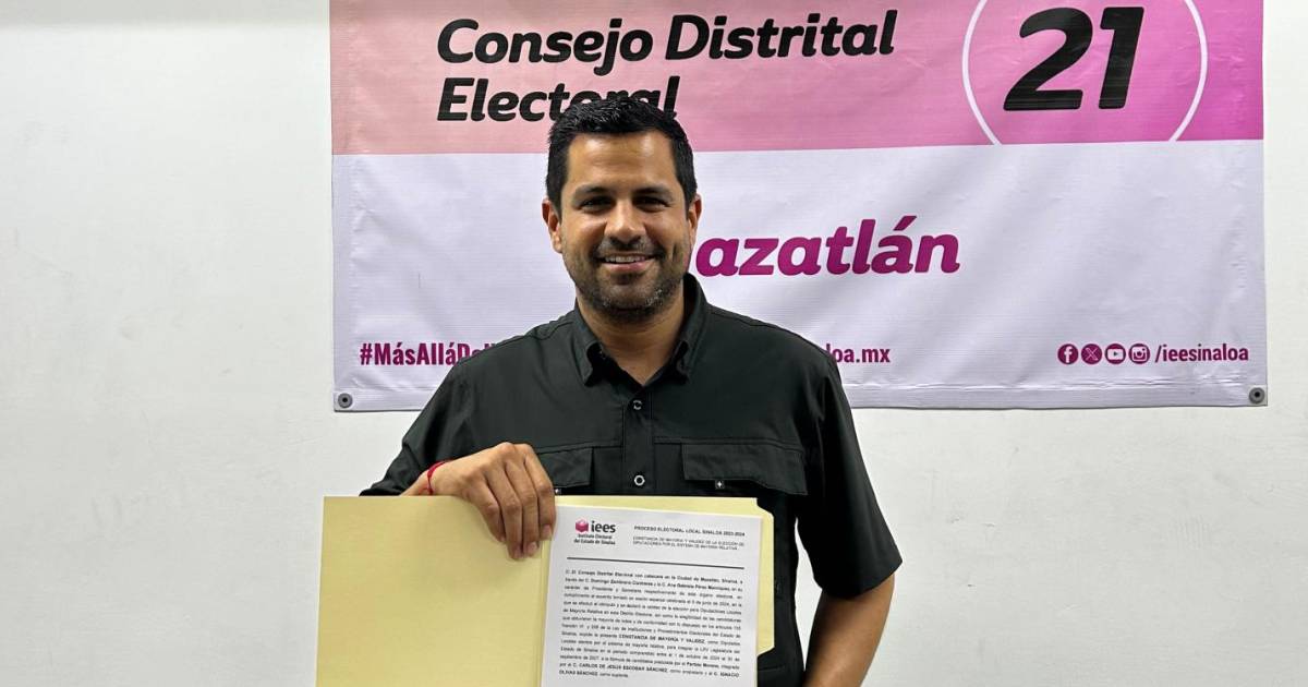 Recibe Carlos Escobar La Constancia De Diputado Local Electo Por El