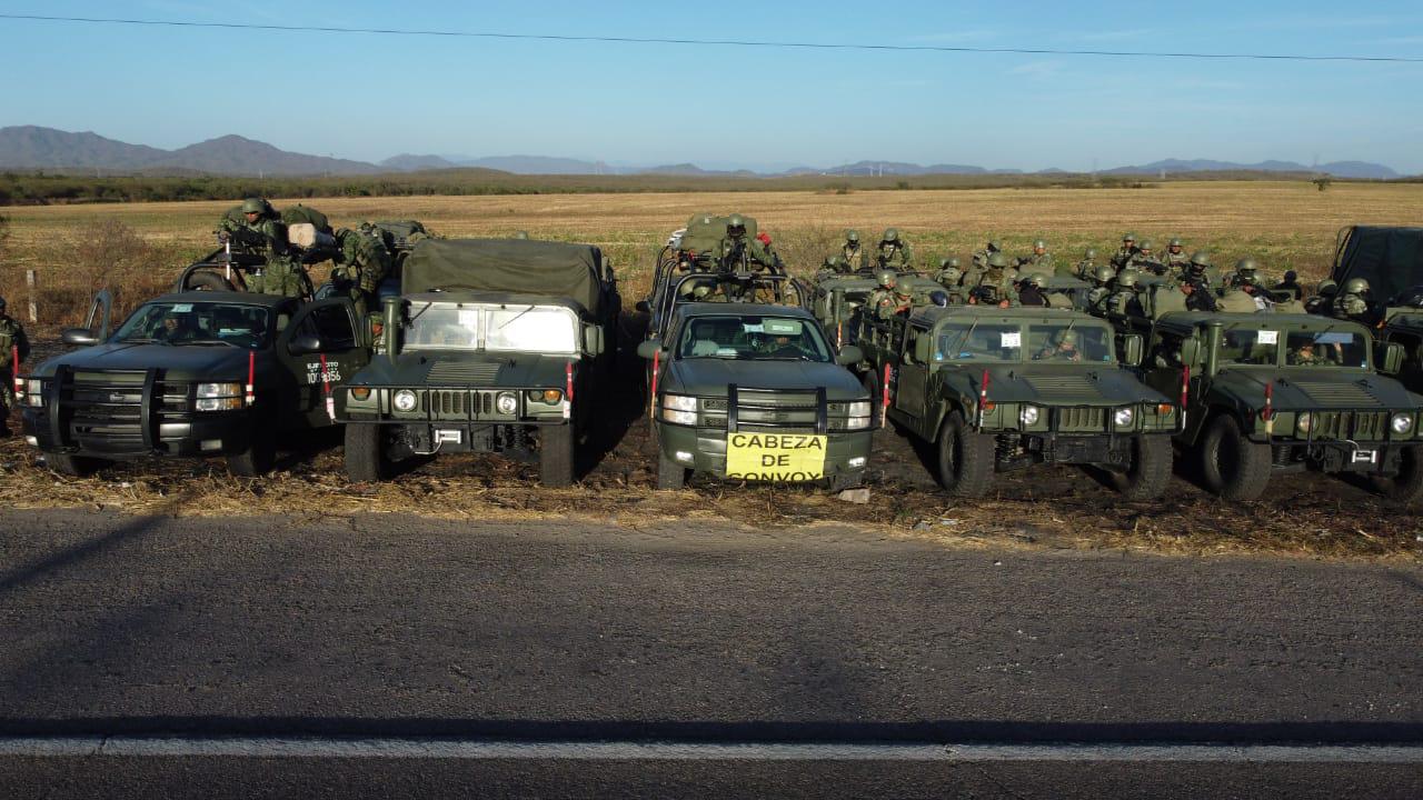 Arriban 600 elementos del Ejército Mexicano para reforzar la seguridad