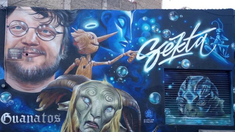 Guillermo del Toro inspira arte urbano en México