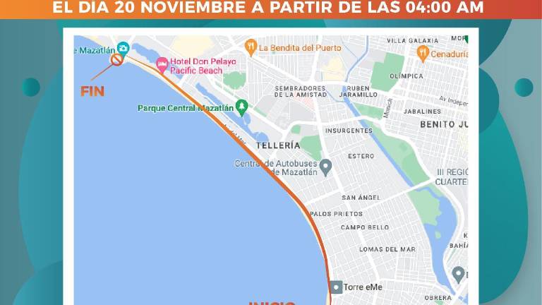 Cerrarán el malecón de Mazatlán este domingo por desfile revolucionario