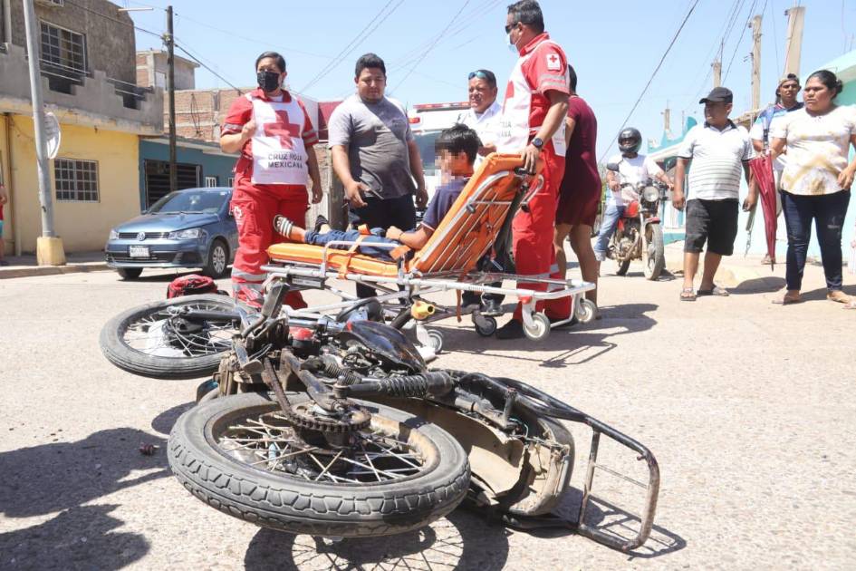 Choca Menor De Edad En Moto Contra Camioneta En Mazatl N