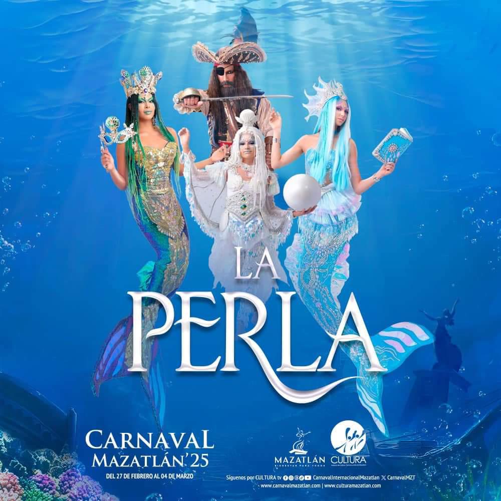 $!‘La Perla’ será el tema del Carnaval 2025 de Mazatlán