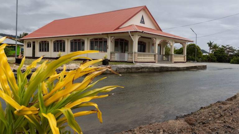 El aumento del nivel del mar afecta a los países insulares como Samoa.