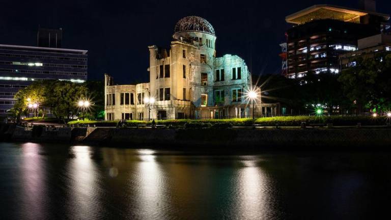 El Parque de la Paz en Hiroshima.