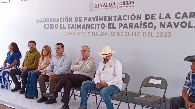 La pavimentación del camino El Caimancito-El Paraíso, en Navolato, fue una de las obras observadas por la ASE.