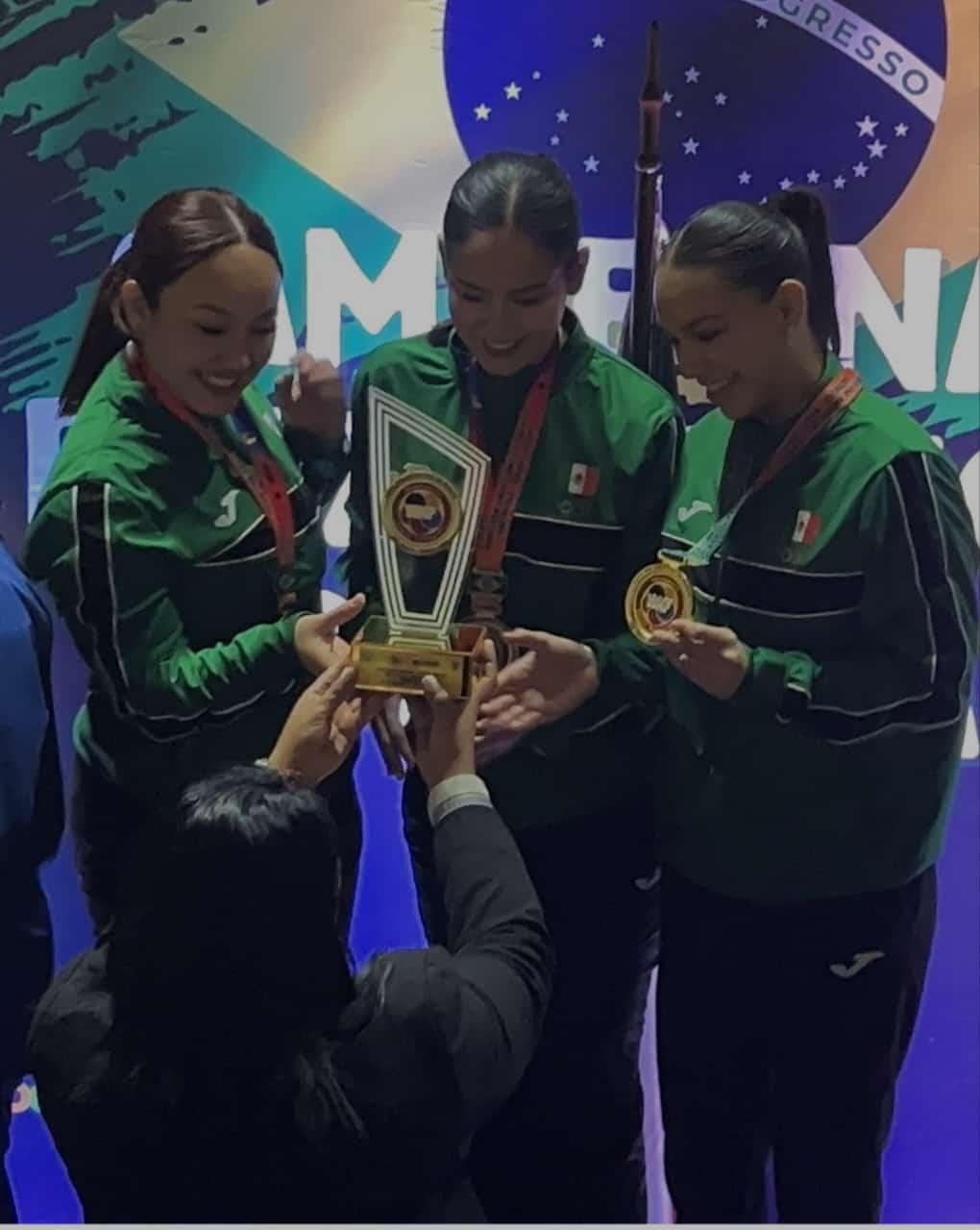 $!México gana oro en Panamericano de Karate, en Brasil