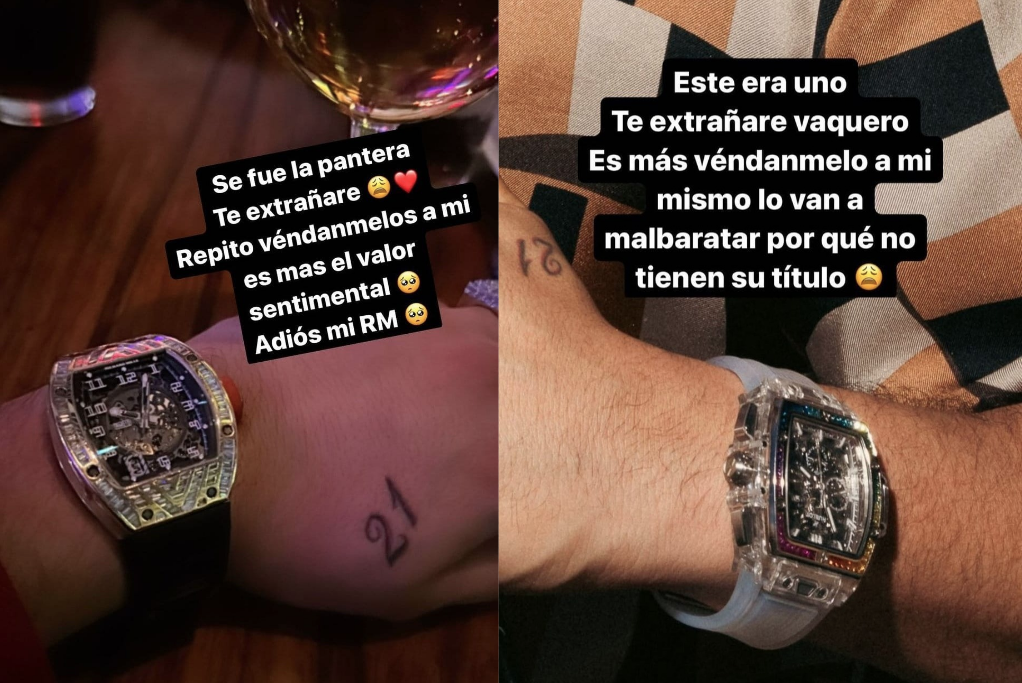 $!Roban a Eduin Caz millonaria suma en joyas y relojes en Estados Unidos