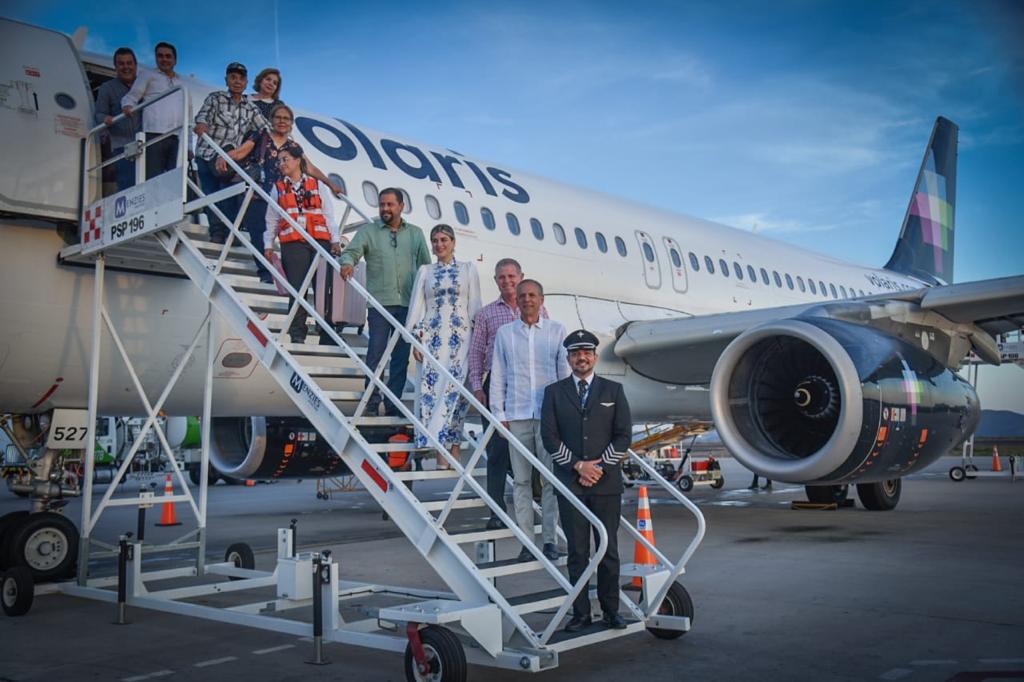 $!Inauguran en Ahome vuelo de Los Mochis a Mexicali