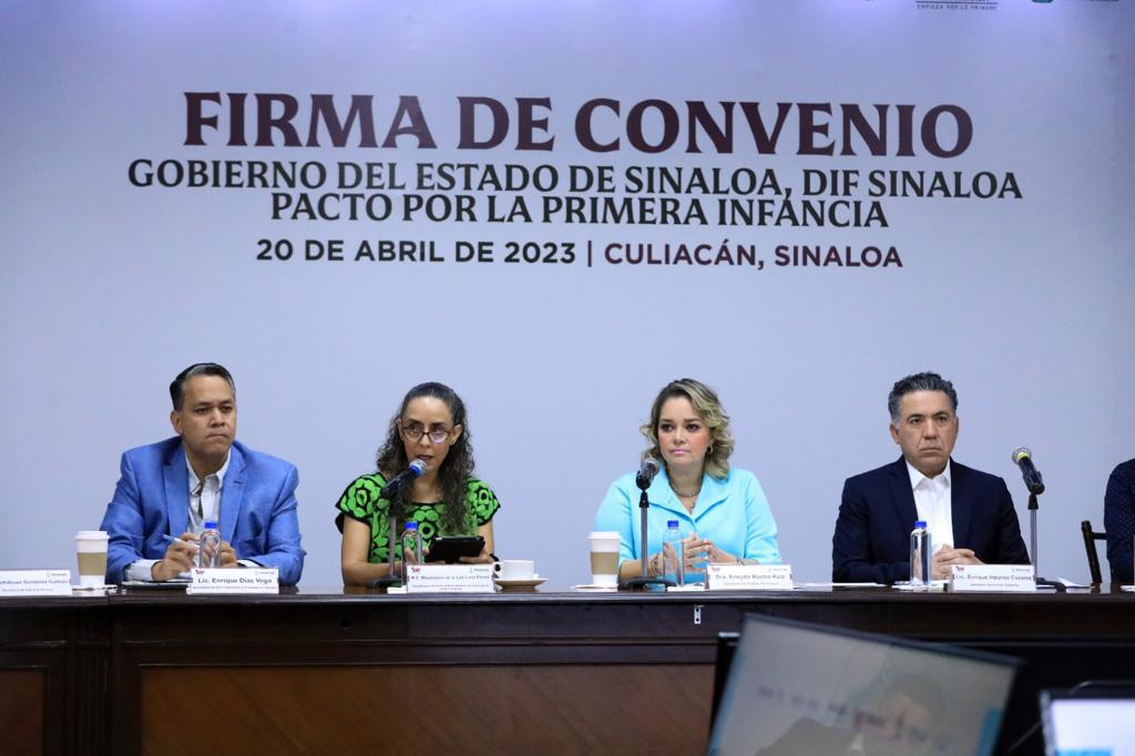 $!Firman convenio para garantizar los derechos de la primera infancia