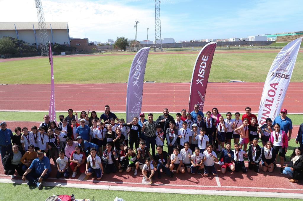 $!Obtiene Primaria Benemérito de las Américas cinco de oro en Juegos Escolares