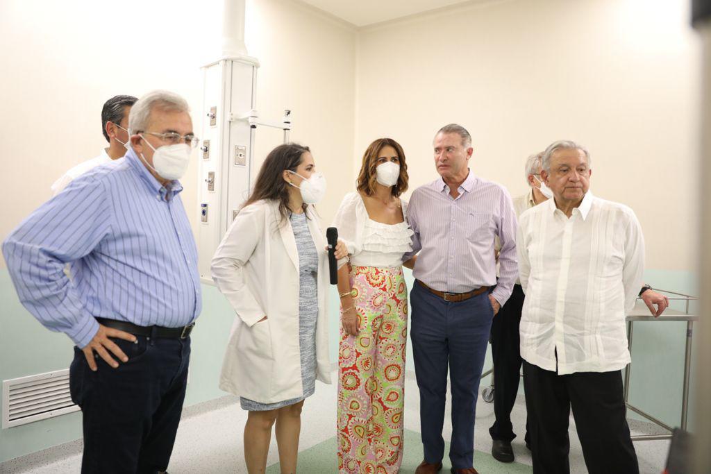 $!AMLO supervisa obra en el Hospital Pediátrico de Sinaloa; no hay fecha de apertura pero será por etapas