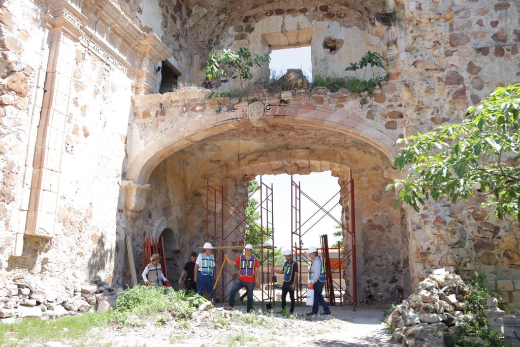 $!Inician trabajos de rescate de ruinas de la antigua iglesia en El Rosario