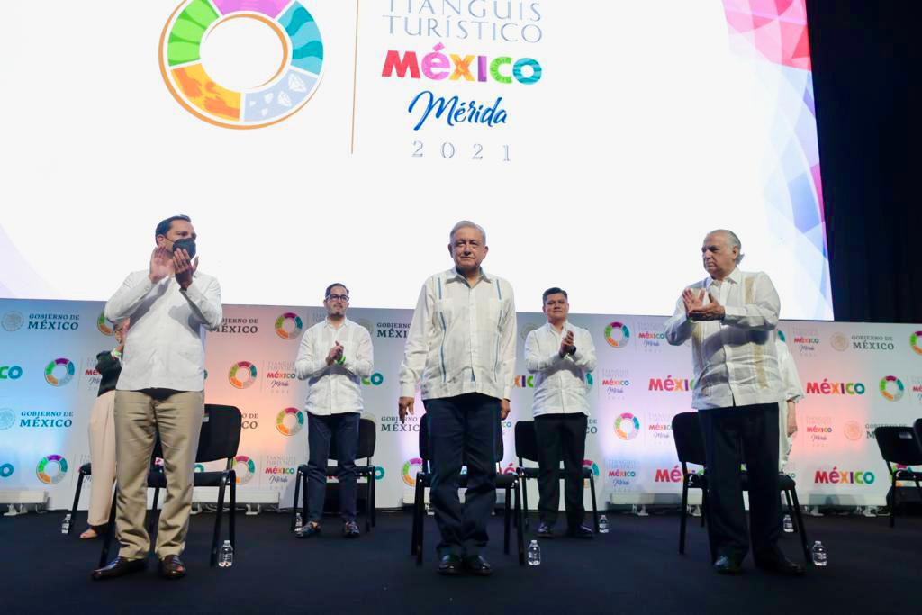 $!Tianguis Turístico 2021 inaugura nueva etapa en la vida de México: AMLO