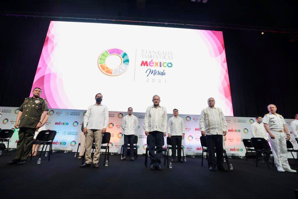 $!Tianguis Turístico 2021 inaugura nueva etapa en la vida de México: AMLO