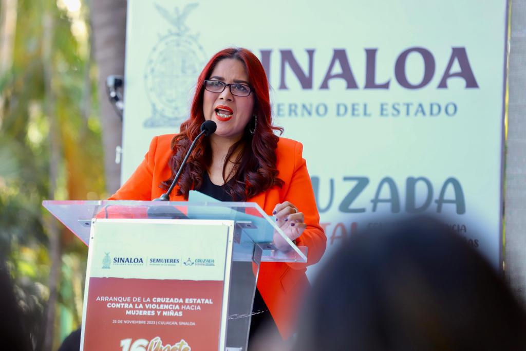 $!Inauguran Cruzada Estatal Contra la Violencia Hacia Mujeres y Niñas en Sinaloa