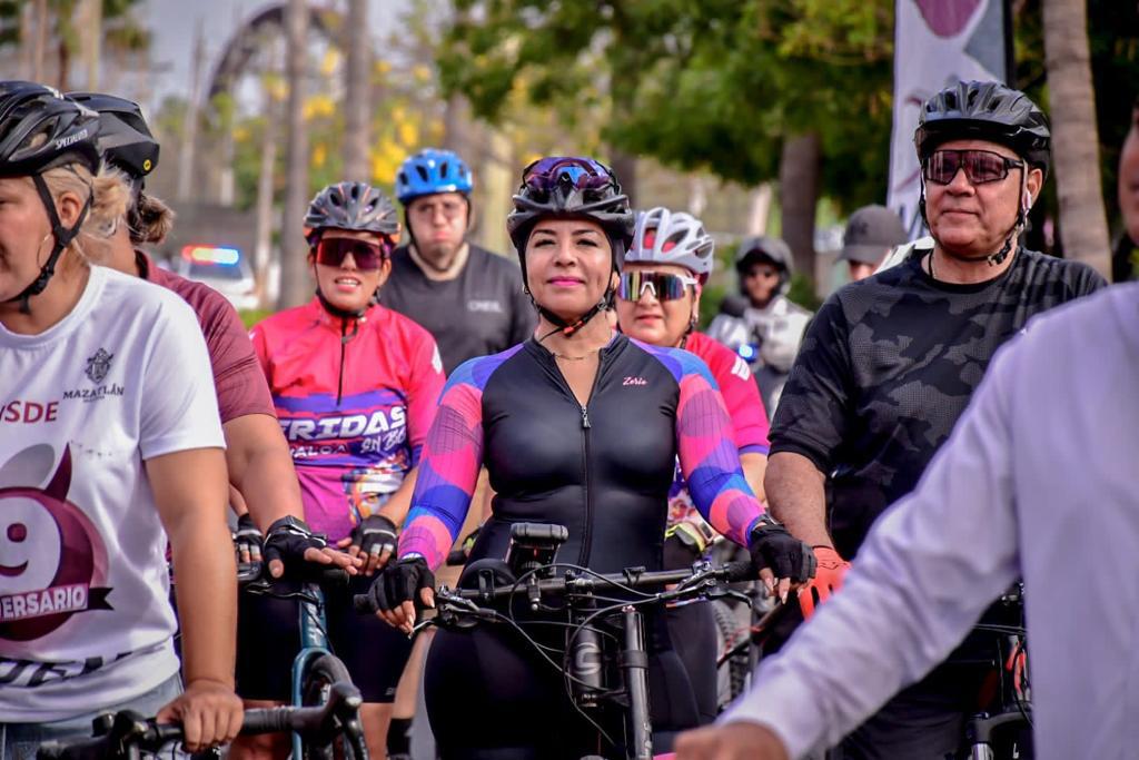 $!Se suma Mazatlán a la celebración por el Día Mundial de la Bicicleta