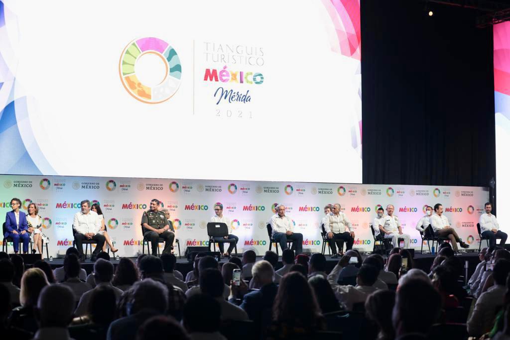 $!Tianguis Turístico 2021 inaugura nueva etapa en la vida de México: AMLO