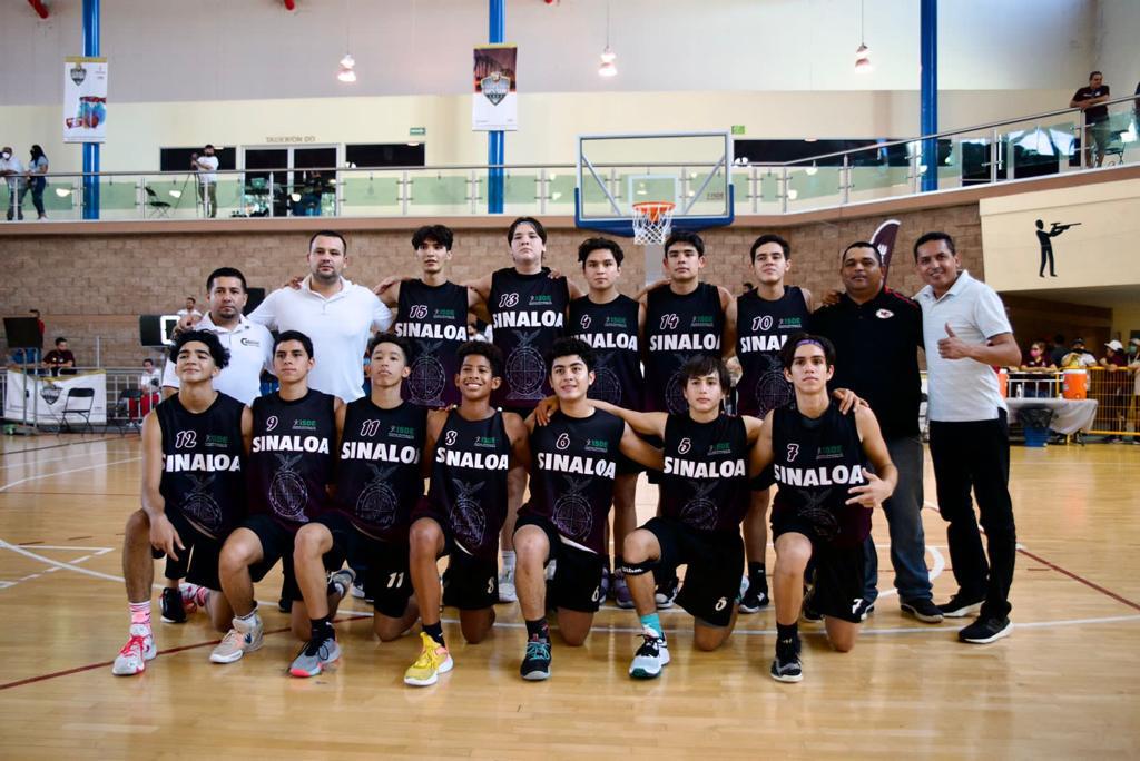 $!Sinaloa va por dos oros en el basquetbol de los Juegos Nacionales Conade