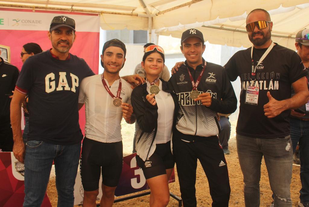 $!Llega Mazatlán a cinco medallas de oro en el ciclismo estatal