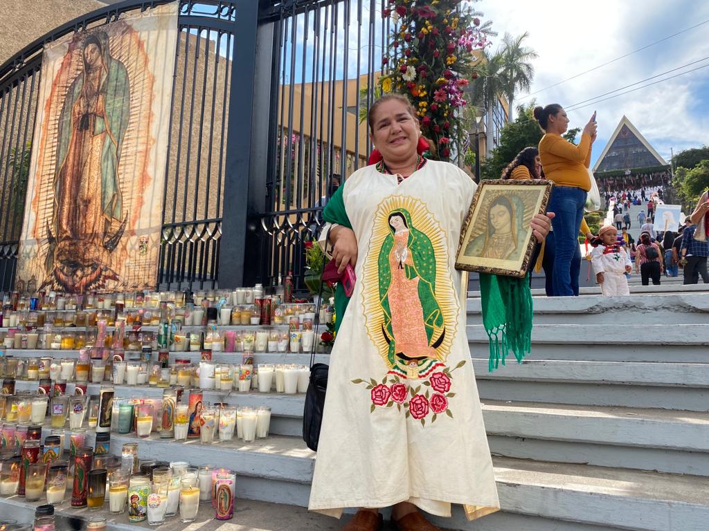 $!Con banda llevan Las Mañanitas a la Virgen de Guadalupe en La Lomita