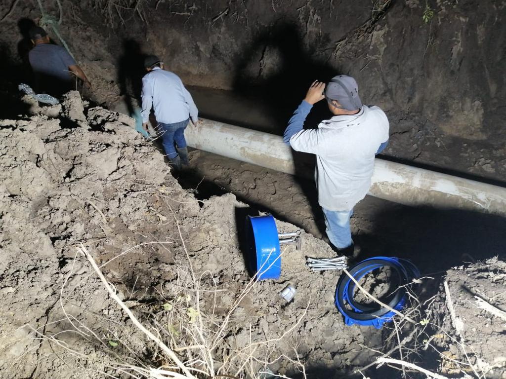 $!Surge nueva falla en tubería del acueducto en Baluarte-Escuinapa