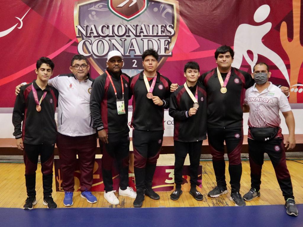 $!Sinaloa cierra con oro y par de bronces las luchas asociadas de los Juegos Conade