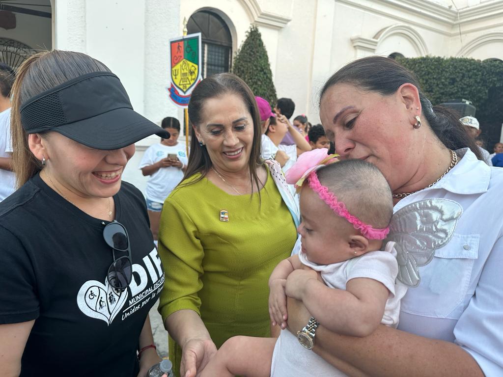 $!Marchan en Escuinapa por el Día del Síndrome de Down