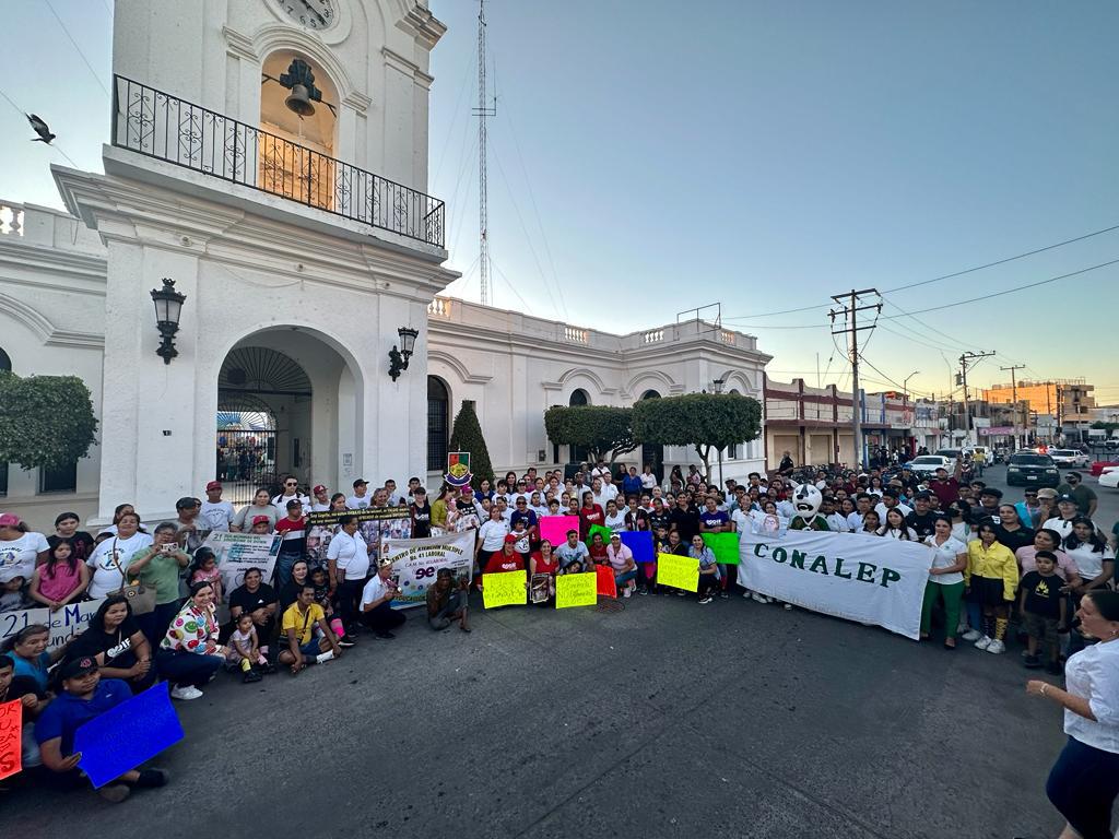 $!Marchan en Escuinapa por el Día del Síndrome de Down