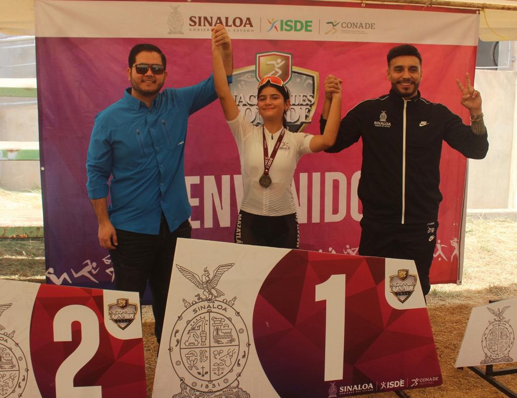 $!Llega Mazatlán a cinco medallas de oro en el ciclismo estatal