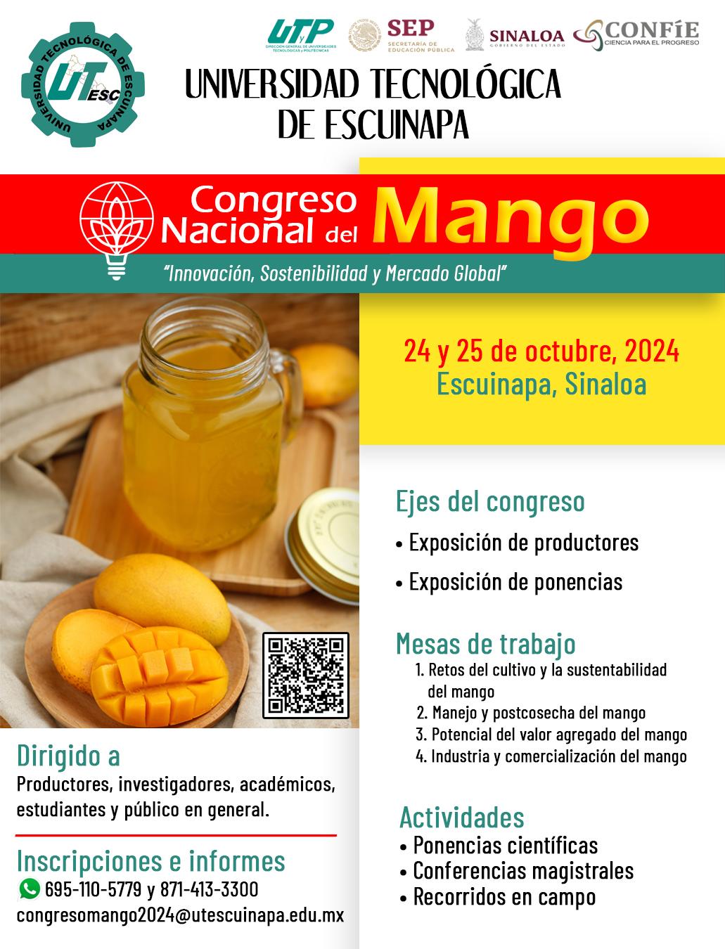 $!UTEsc Invita al Congreso Nacional del Mango 2024