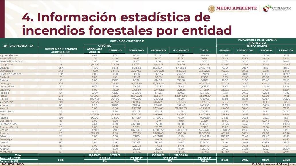 $!Sinaloa es el cuarto estado más afectado por incendios forestales