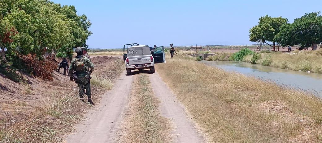 $!Hallan cadáver en un canal en Villa Juárez; tenía los pies y manos amarradas