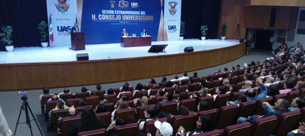 $!Amenaza Rector de la UAS con nueva marcha a nivel estatal