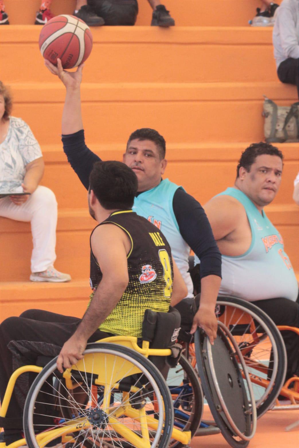 $!Mazatlán defiende la casa en la Liga de Baloncesto de Silla de Ruedas