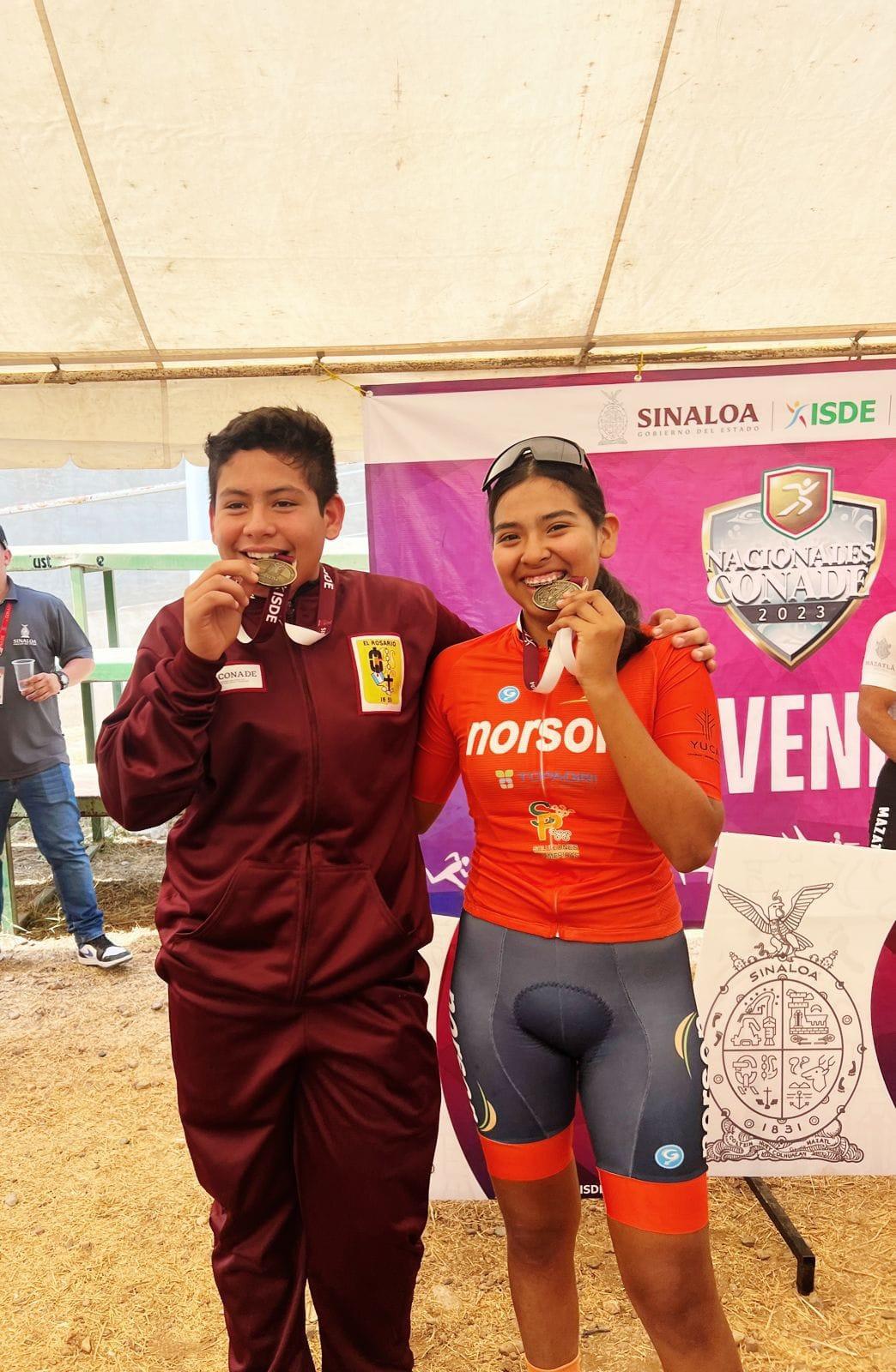 $!Rosarenses ganan cuatro medallas en ciclismo