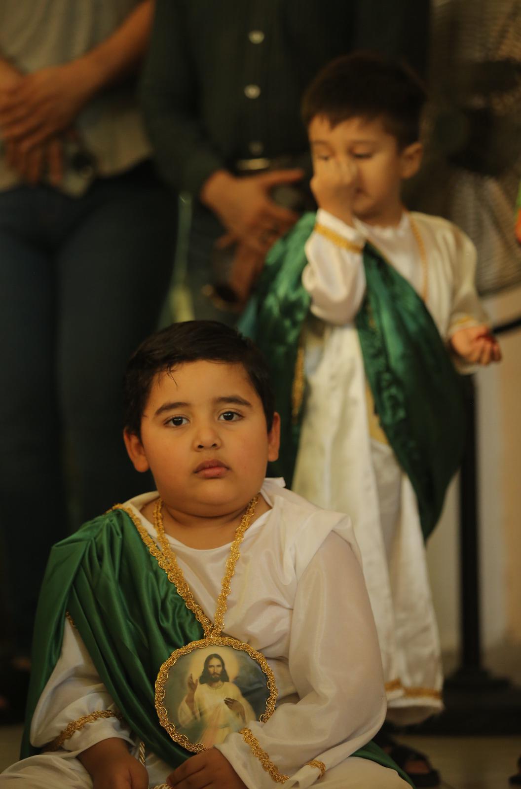 $!Muchos pequeños se vistieron como San Judas.