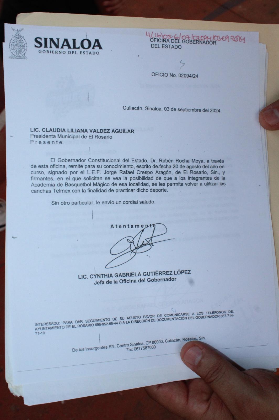 $!Entrenador niega haber abandonado reunión con Alcaldesa de Rosario sobre la cancha municipal