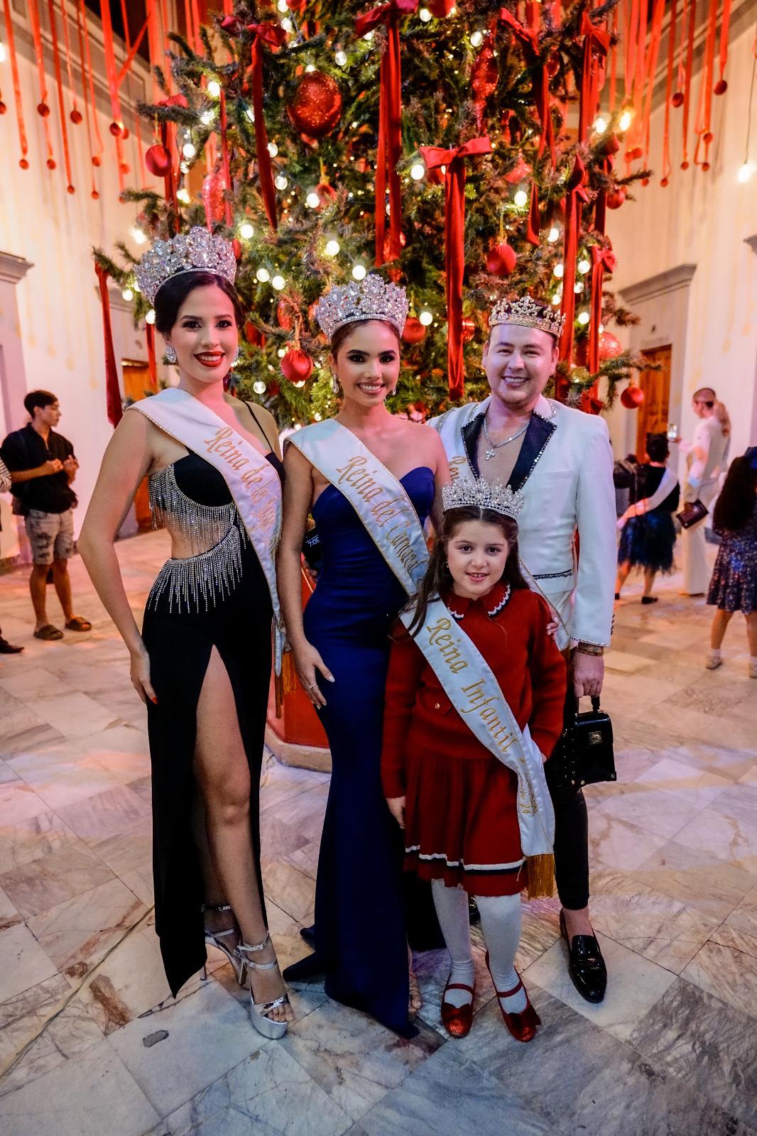 $!Carolina III, Reina de la máxima fiesta; Siu Ling I, Reina de los Juegos Florales; Héctor II, Rey del Carnaval y María Paula I, Reina Infantil.