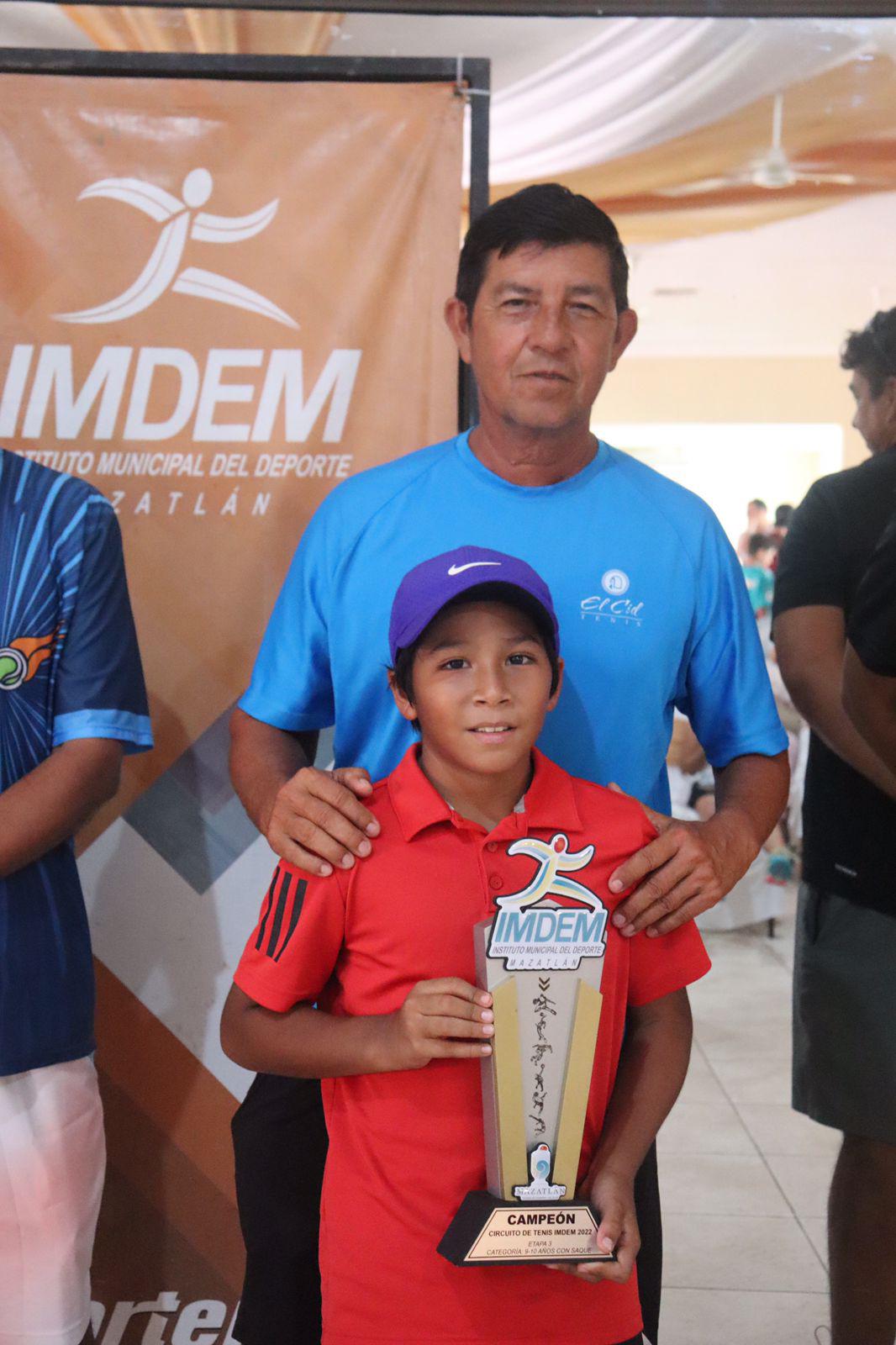 $!Se coronan Tercera Etapa Circuito de Tenis Imdem 2022