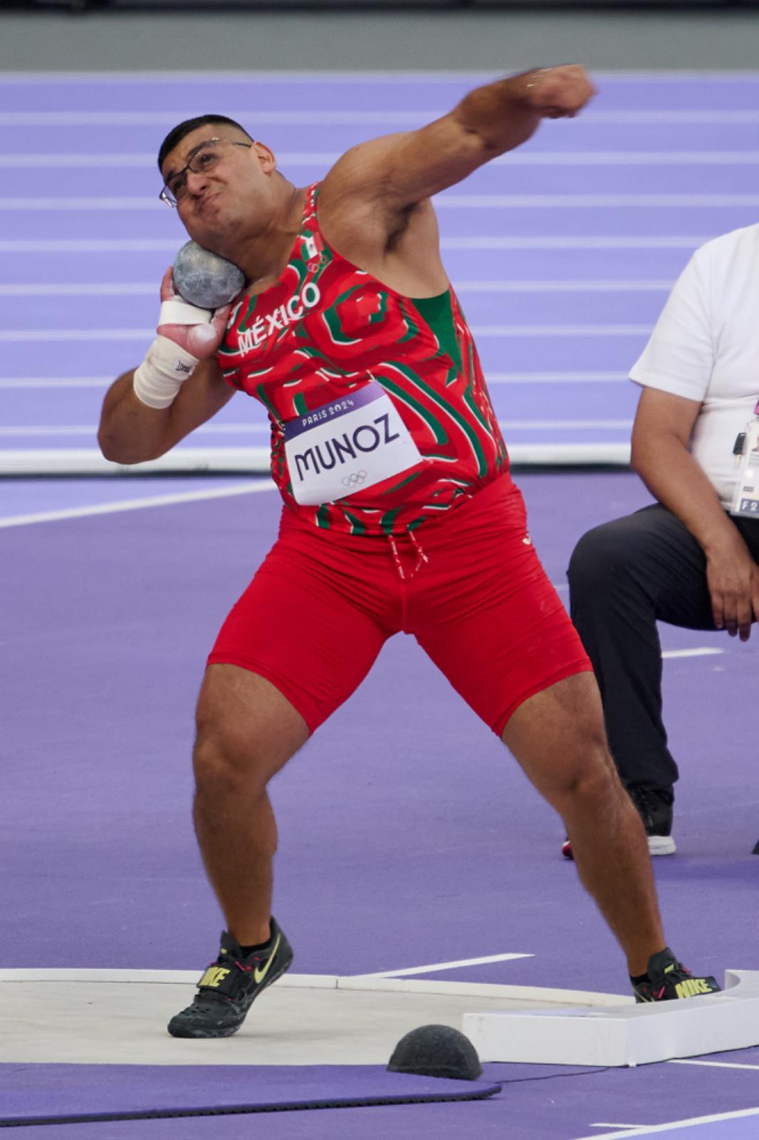 $!Mexicano Uziel Muñoz avanza a la final de impulso de bala en París 2024