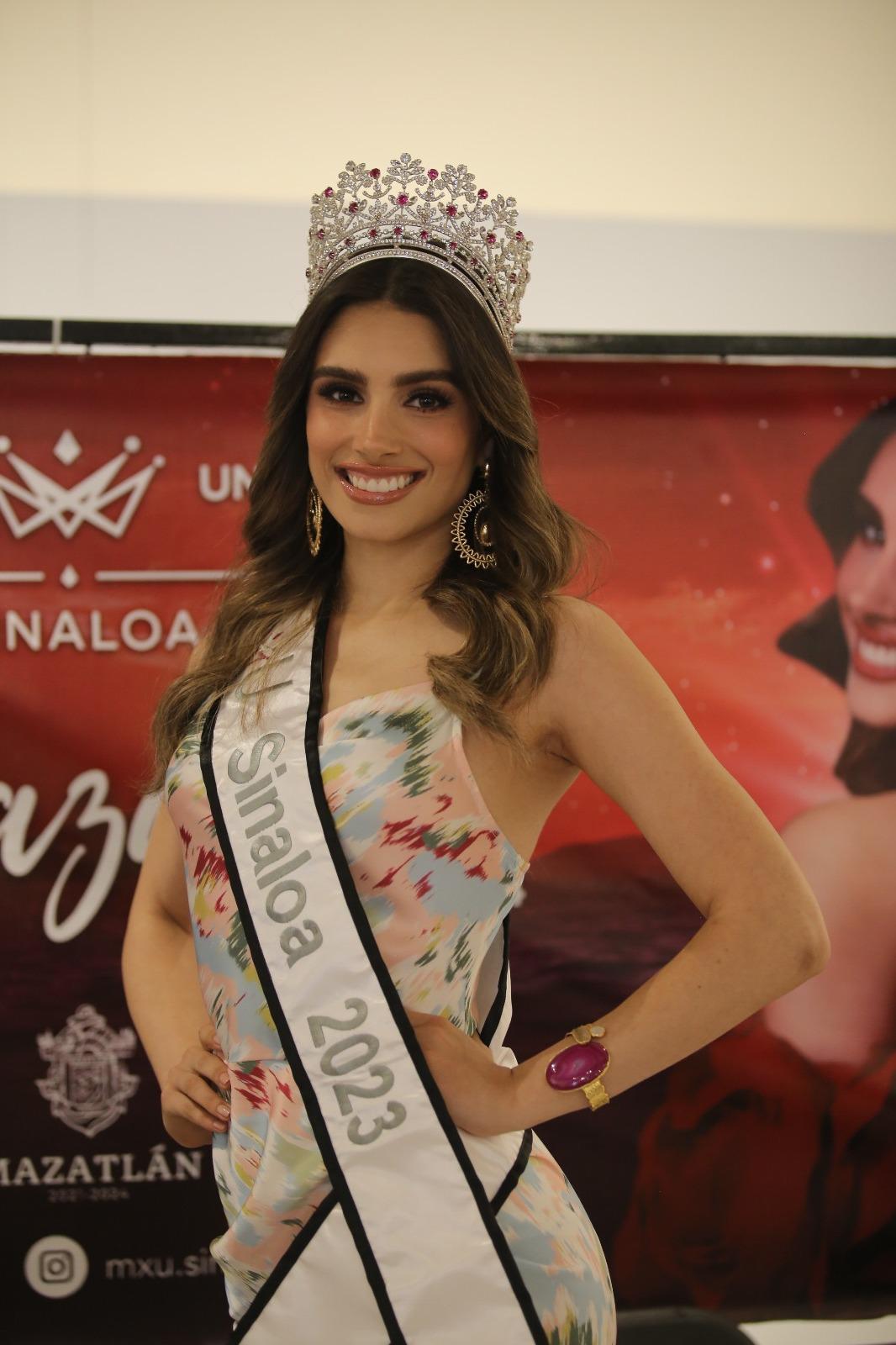 $!Libia Gavica, Mexicana Universal Sinaloa 2023, entregará hoy su corona a la ganadora.