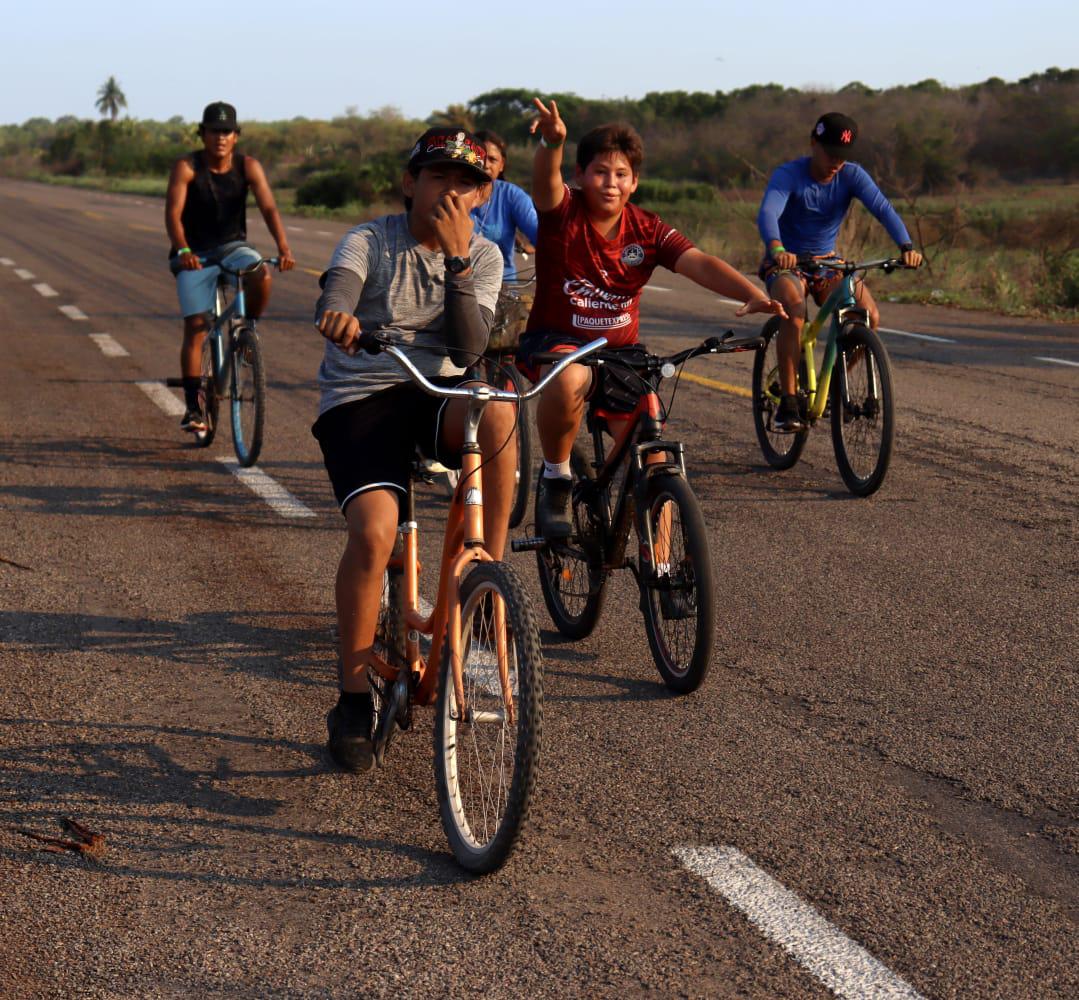 $!Disfrutan más de 50 ciclistas la Rodada 10KM, en la Isla de la Piedra