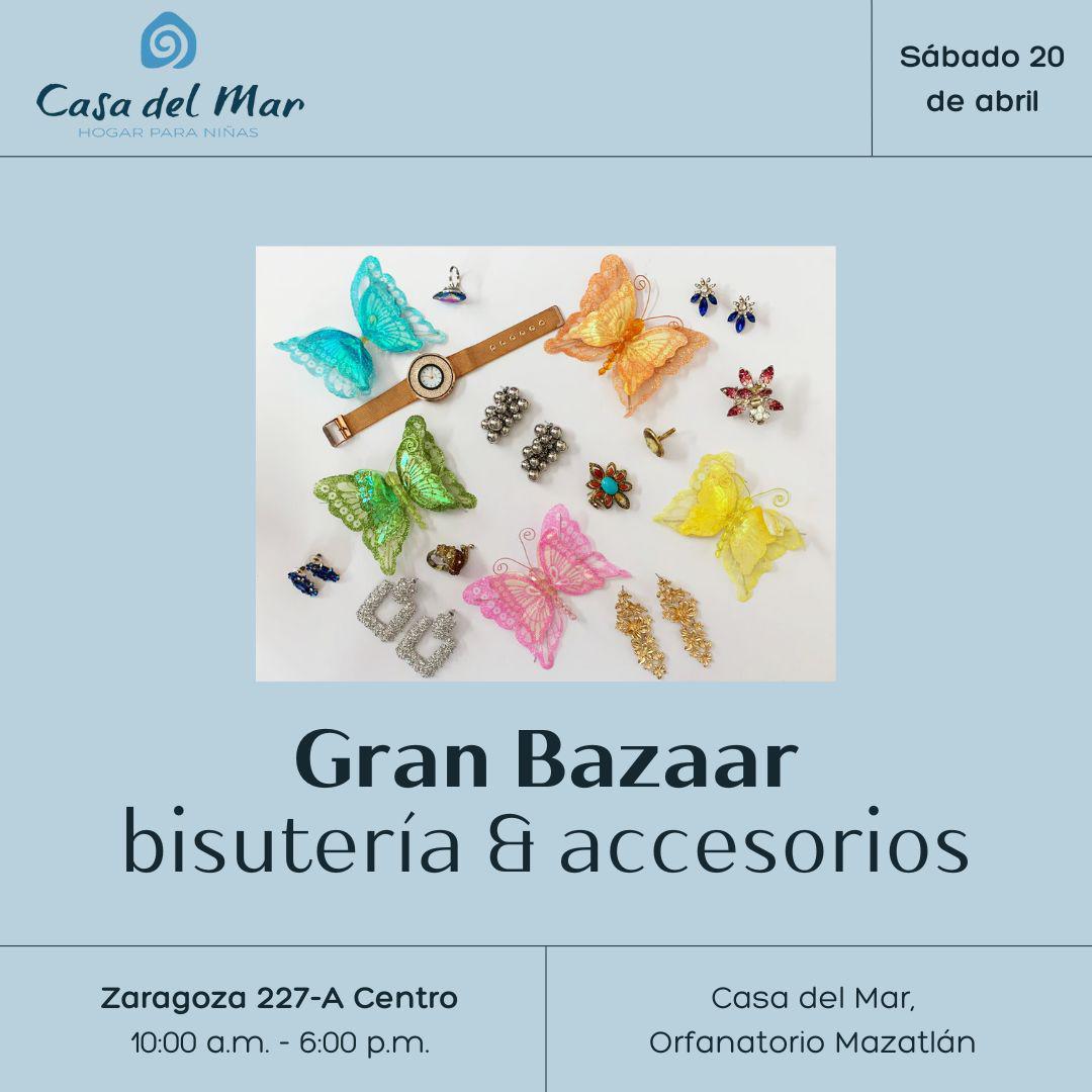 $!Habrá un Gran Bazar Bisutería &amp; accesorios en pro de Casa del Mar, en Mazatlán