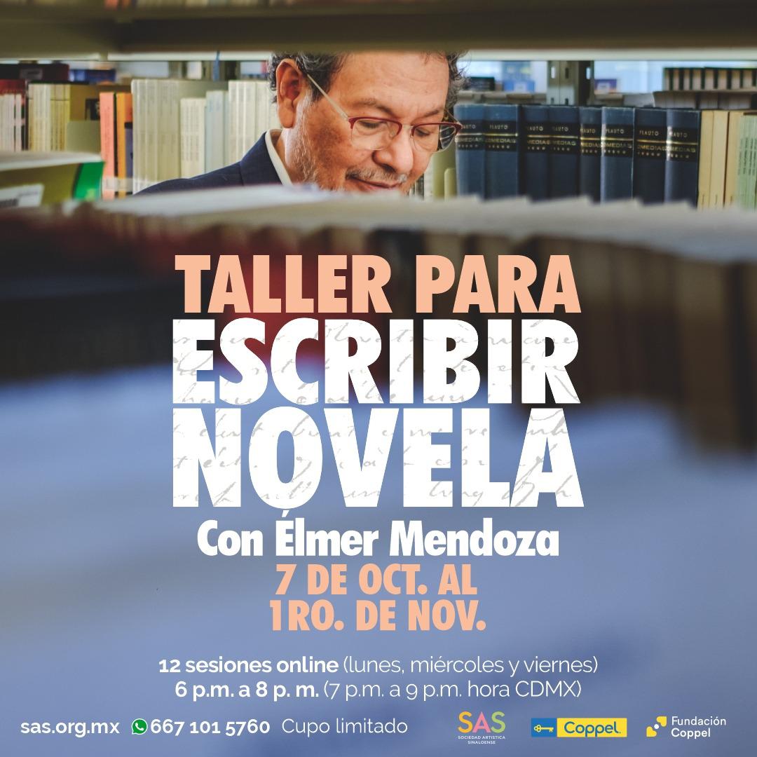 $!El taller para escribir novela se impartirá del 7 de octubre al 1 de noviembre.