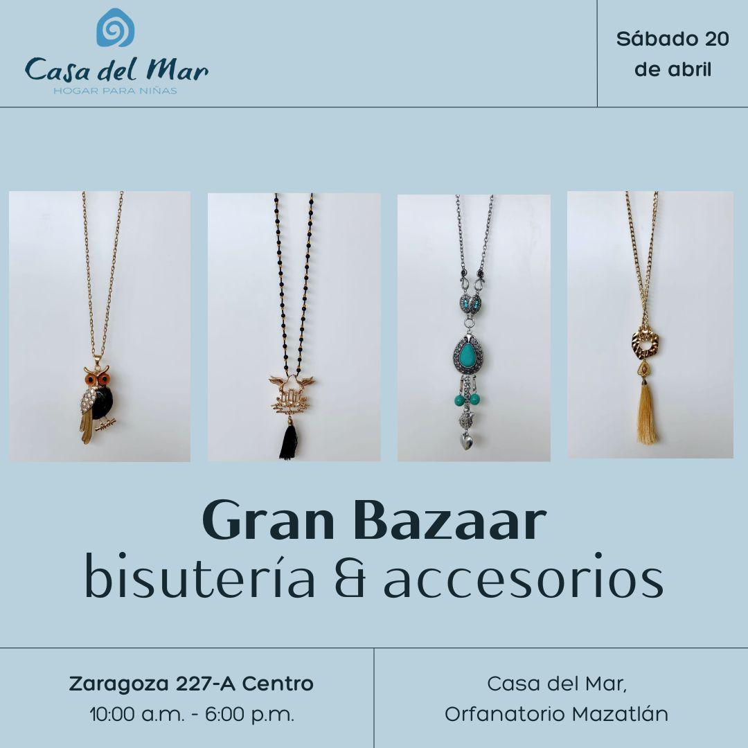 $!Habrá un Gran Bazar Bisutería &amp; accesorios en pro de Casa del Mar, en Mazatlán