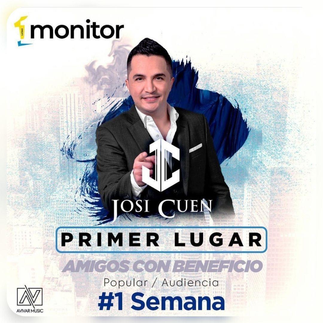 $!Josi Cuen se coloca en los primeros lugares del Chart de Monitor Latino