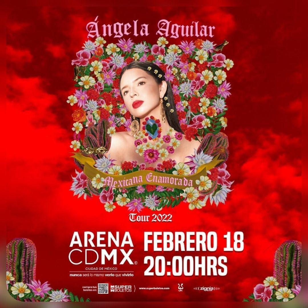 $!Ángela Aguilar ya está lista para su primer concierto del año