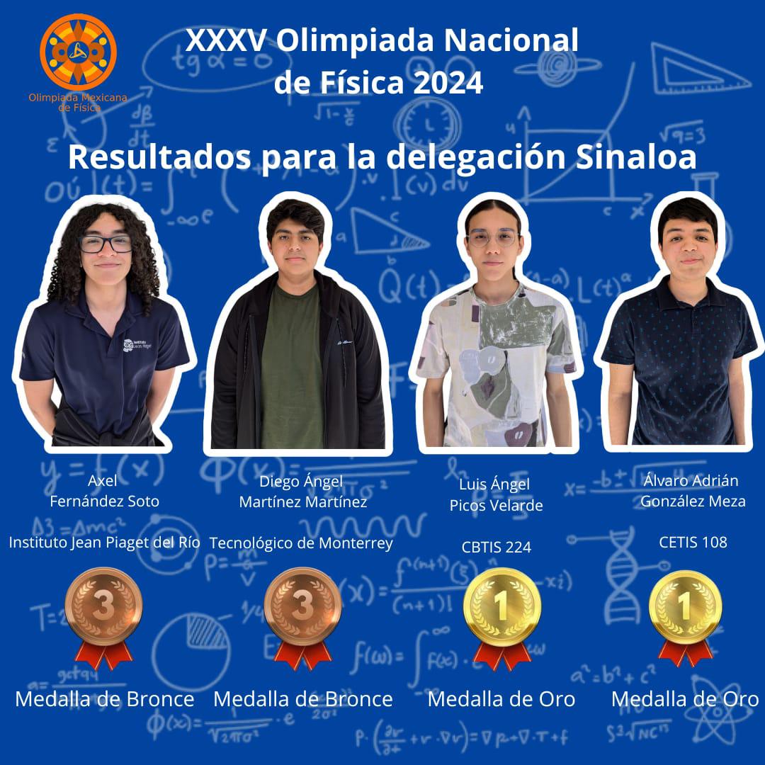 $!Gana Sinaloa primer lugar en Olimpiada Nacional de Física