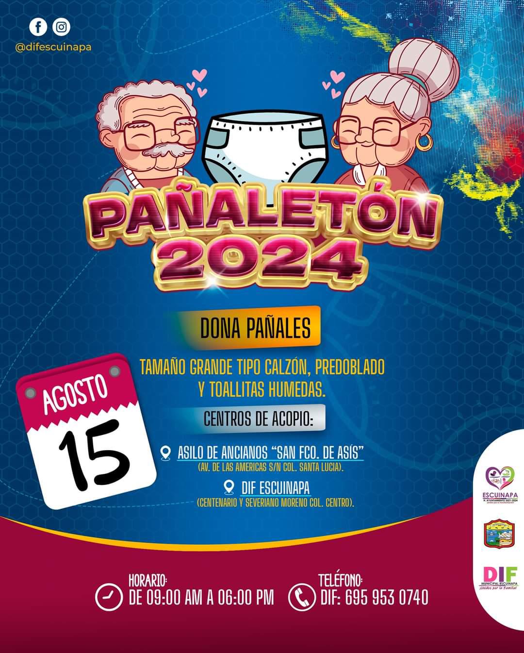 $!Convoca el DIF Escuinapa al ‘Pañaletón’ para adultos mayores